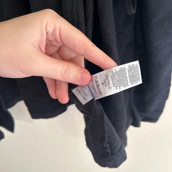 Y2K Juicy Couture Open Front Cardigan Women’s Size Medium Adjustable Tie Cotton - Picture 10 of 10